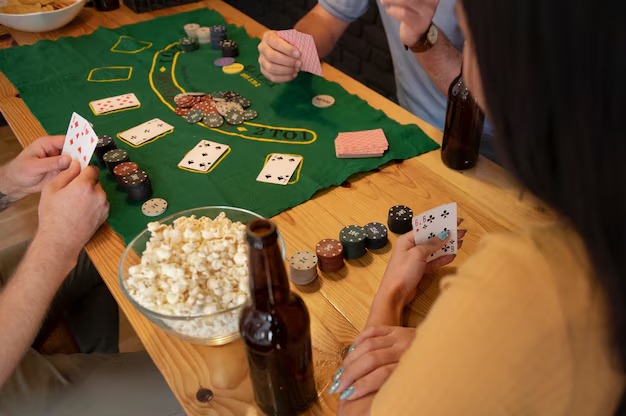 nix77 bingo card grid with numbers and daubing interface